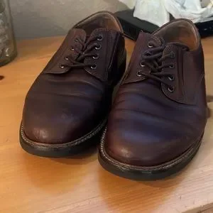 Ecco | Shoes | Ecco Brown Leather Lace Up Loafers Size 44 Us  display picture 1